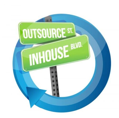 Outsource versus in house road sign cycle